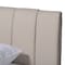 Baxton Studio Brita Beige Upholstered Walnut Finished Wood Queen Size Bed 157-9565 - alternate 7
